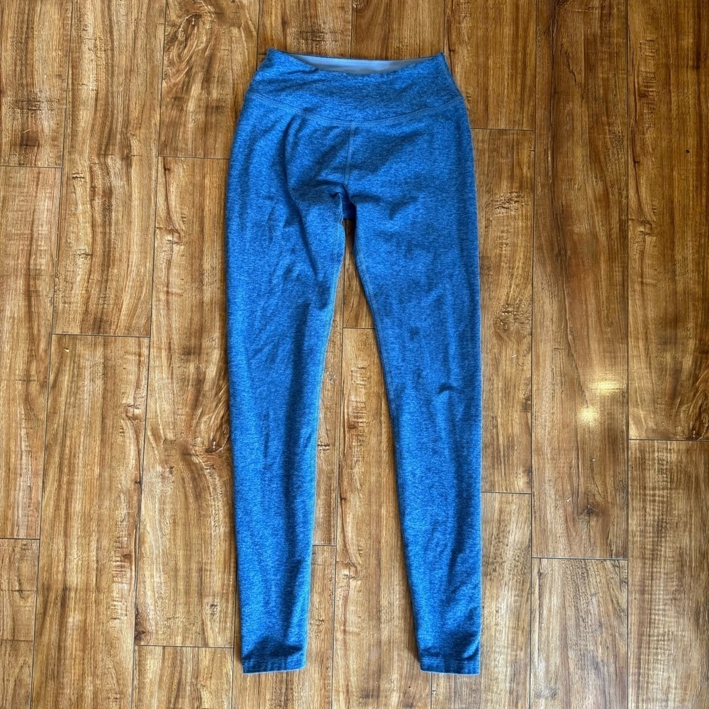 BEYOND YOGA Women’s Blue Heather Soft Leggings Size Small